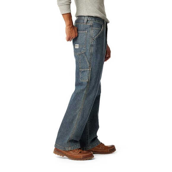 NWT W38 L30 Levi Strauss Signature Men’s Carpenter Jeans – Denim Blue - Picture 4 of 5